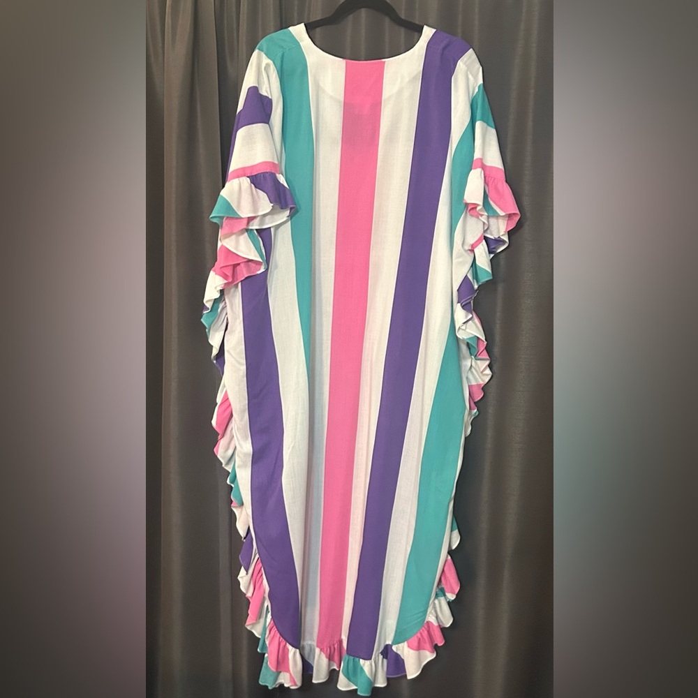 Dotti Pink and White Striped Top